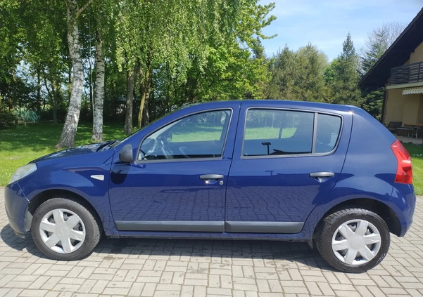 Dacia Sandero cena 13900 przebieg: 204000, rok produkcji 2011 z Dziwnów małe 562